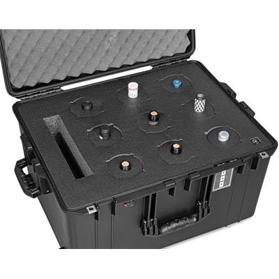 CP-WINE-9B-PEL 9-Bottle Wine Carrier With Wheels